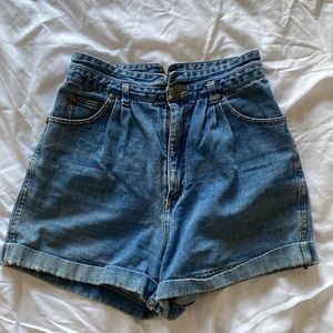 Vintage high-waisted shorts